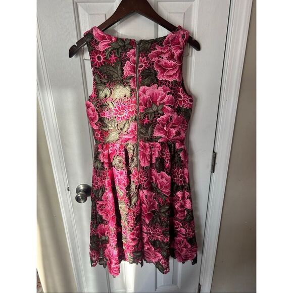 Anthropologie Lalia Lace Dress Floral Embroidery by Eri + Ali size 6 - Picture 7 of 7